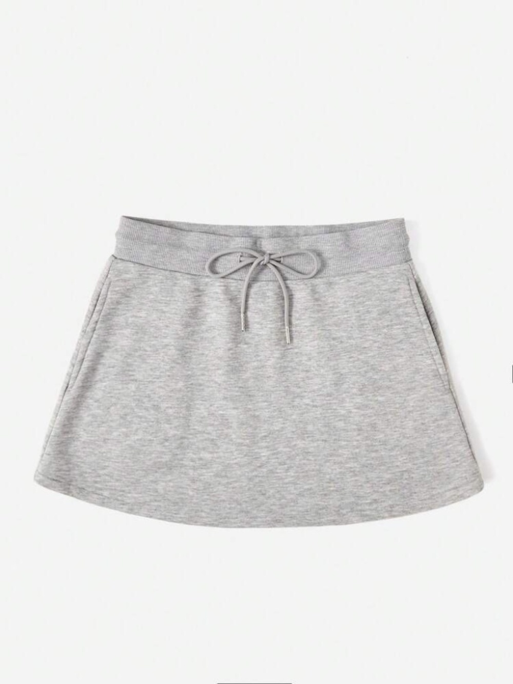 SHEIN Sweatpant Drawstring Waist Skirt